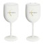 Copo de vinho de plástico acrílico impresso personalizado 300 ML para utensílios de bar