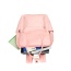 Fabricação de várias cores rosa menina feminina logotipo personalizado lavado sacos de papel kraft quadrado saco de papel tyvek mochila tyvek