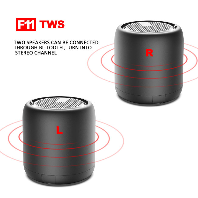 BT Wireless Speakers Portable Round Waterproof Mini Small Subwoofer Bass Stereo Mobile Phone Outdoor Audio Music Sound Box