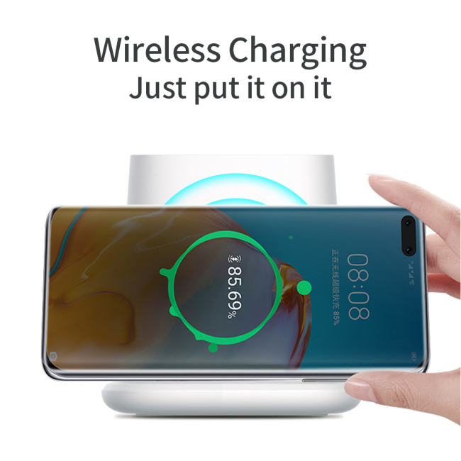 4 In 1 Desktop Wireless Charging Station Pen Holder Usb Wireless Charger Stand