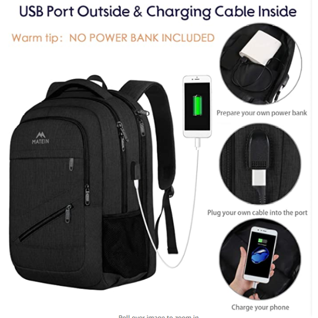 Rendezés vízálló hátizsák Divatos lopásgátló iskolatáskák férfiaknak USB töltő Főiskolai laptop iskolatáskák tinédzsereknek