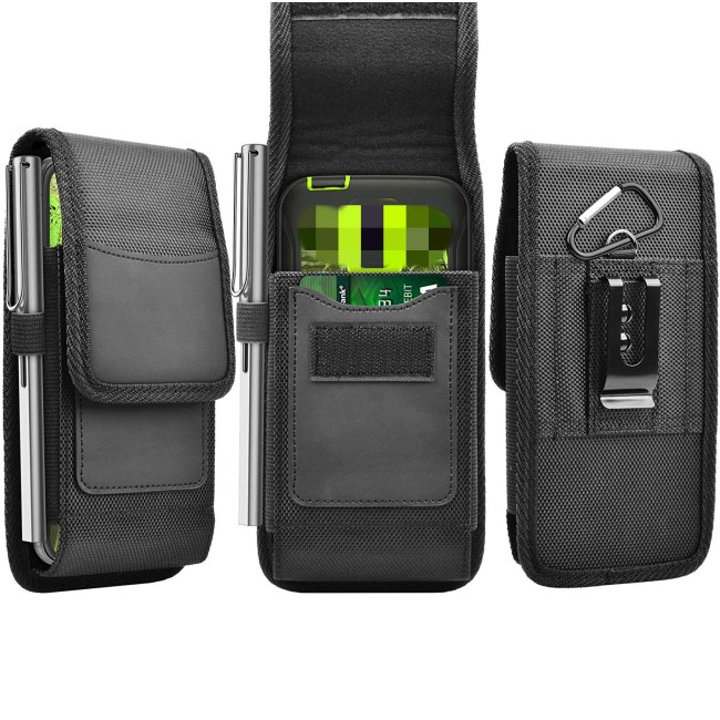 Bolsa de nailon con clip para cinturón para teléfono móvil, funda para Galaxy S24 A55