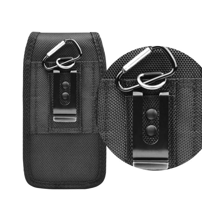 Nylon Cell Phone Belt Clip Carrying Pouch for galaxy S24 A55 pouch cover