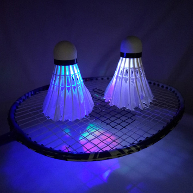Badminton criativo Led RGB luminoso colorido para esportes indoor academia ao ar livre à noite