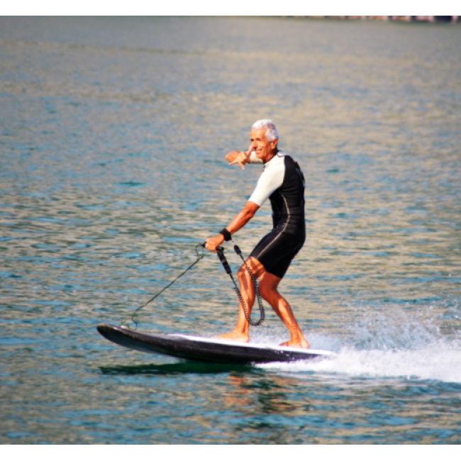 Prancha de surfe elétrica de velocidade rápida movida a jato para esportes aquáticos fibra de carbono