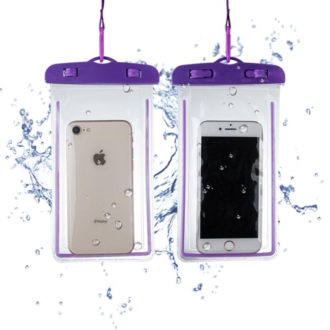 Sacos impermeáveis ​​universais do telefone móvel do PVC para o iphone para a caixa impermeável clara do telefone de Samsung