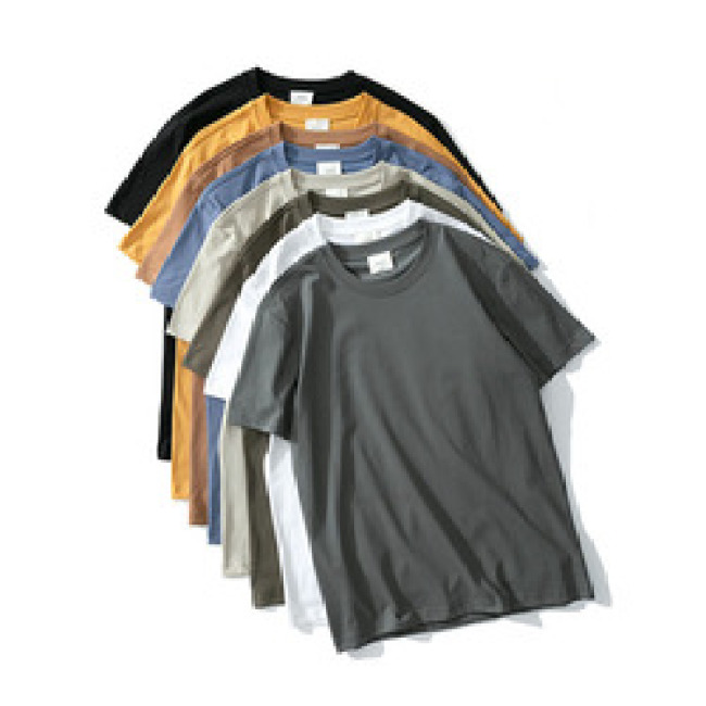 Camiseta unisex transpirable lisa de 180g con logotipo personalizado camisetas impresas camisetas 100% algodón unisex