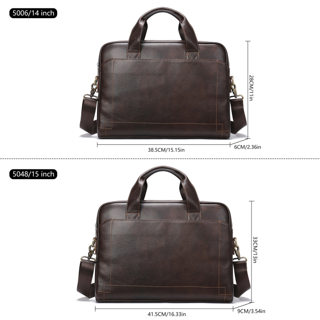 Business executive bag men's genuine leather laptops bag for document men's briefcase handbag office bag for men