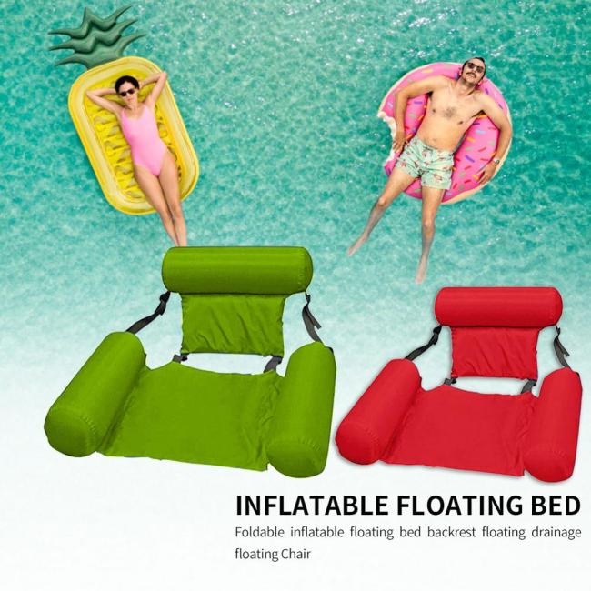 Foldable  Swimming Pool Water Hammock Air Mattresses Bed Beach Water Sports swimming floating bed