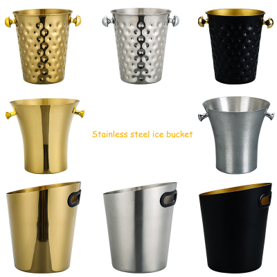 Ice Buckets for Parties Stainless Steel Well Made Champagne Bucket Keeps Ice Frozen Longer for Backyard Barbecues Outdoor Bar