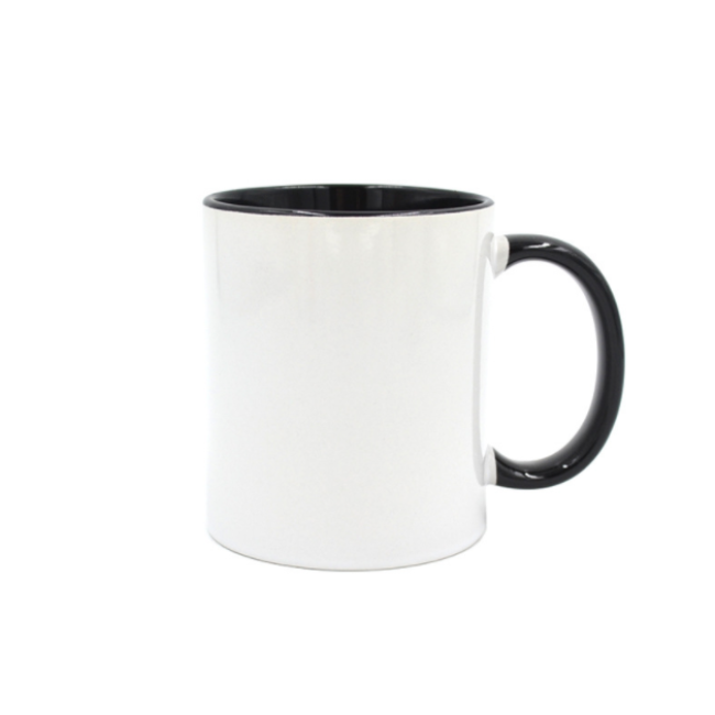 Taza de cerámica blanca de lujo del café de la sublimación de la porcelana blanca del logotipo personalizado del fabricante de la taza 11oz