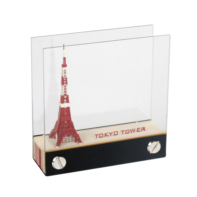 Tokyo Tower 3D Laser Cut Note Pad