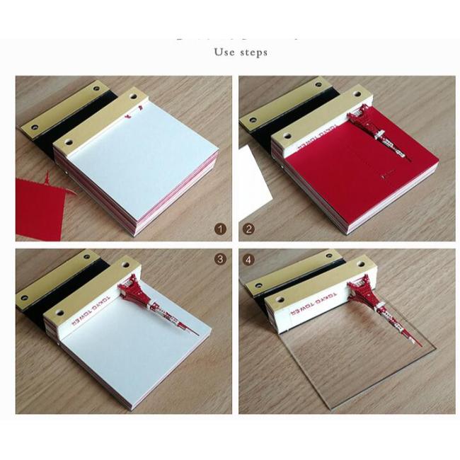 Tokyo Tower 3D Laser Cut Note Pad