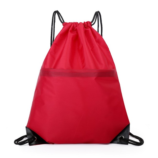 Olcsó egyedi cinch, minimális húzózsinór nélküli hátizsák nem szőtt táskák