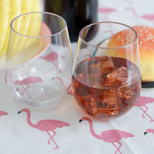 100% перерабатываемые винные бокалы на 16 унций, небьющиеся и кристально чистые пластиковые бокалы для вина, которые гарантированно никогда не сломаются и не треснут