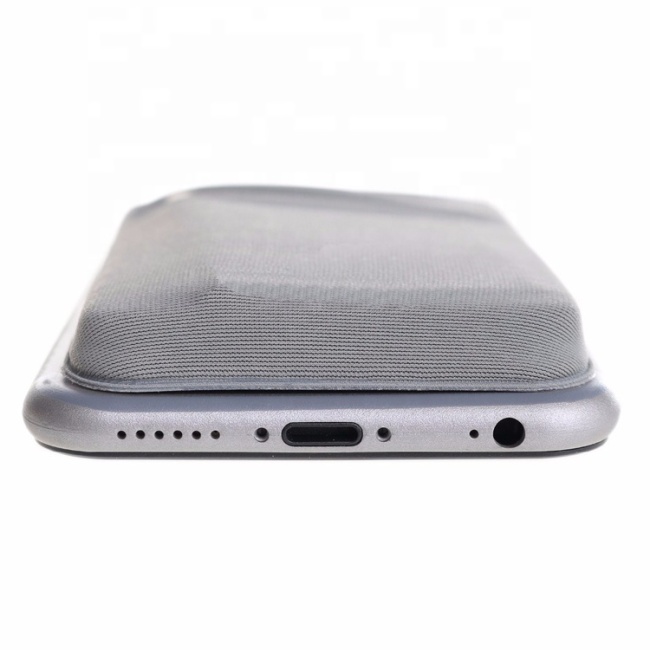 Dupla zsebbel kompatibilis minden okostelefonnal hátul rugalmas szövet ragasztós matrica kártyatartó telefon zseb pénztárca