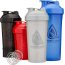 Atacado liquidificador esportivo para academia garrafa de água de plástico sem BPA agitador de pó de proteína com bola misturadora