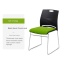 Простой и повседневный офисный учебный стул Износостойкий и дышащий Офисный стул для клиентов с прочным стальным каркасом