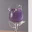 Creative Rose Shape Goblet Wine Glasses Unique Stem Crystal High Borosilicate Rose Wine Champagne Glass Romantic Valentine's Day