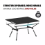 Portable Camping Roll Up Tables with Aluminum Table Top for Outdoor Picnic Camping
