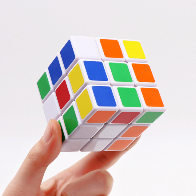 2022 juguetes educativos personalizados para niños cubo mágico de plástico 3x3