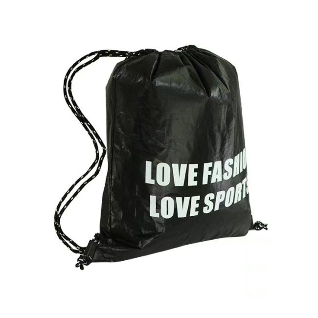 Lavável dupont Tyvek paper Drawstring Bag bundle pocket storage bag outdoor retro trend mochilas impermeáveis ​​para mulheres