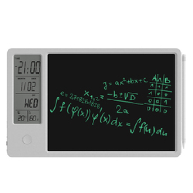 Цифровой дисплей температуры и влажности, электронный календарь с письменным планшетом