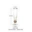 Amazon Hot Sale Drinkware Champagne Flutes Rhinestone Studded Toasting Glasses With Gold Rim Elegant Wine Glass For Wedding
