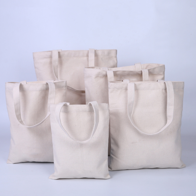 Reusable Shopping 5oz 8oz 10oz Printed Logo Canvas Tote Bags Cotton Tote Bag