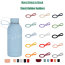 Water Bottles Green Insulated Sealer Vacuum Small Mouth Bottle For Skin Care