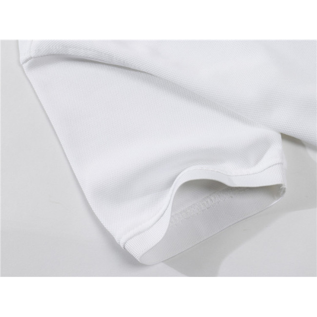 Polo de golf liso OEM de manga corta al por mayor, diseño de logotipo de impresión personalizado en blanco 100% camiseta de algodón polo, polos para hombres