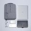 Amiqi  large capacity Light weight business briefcase handle laptop bag for computer