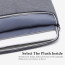 Amiqi  large capacity Light weight business briefcase handle laptop bag for computer