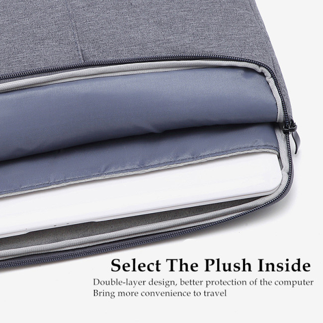 Amiqi  large capacity Light weight business briefcase handle laptop bag for computer