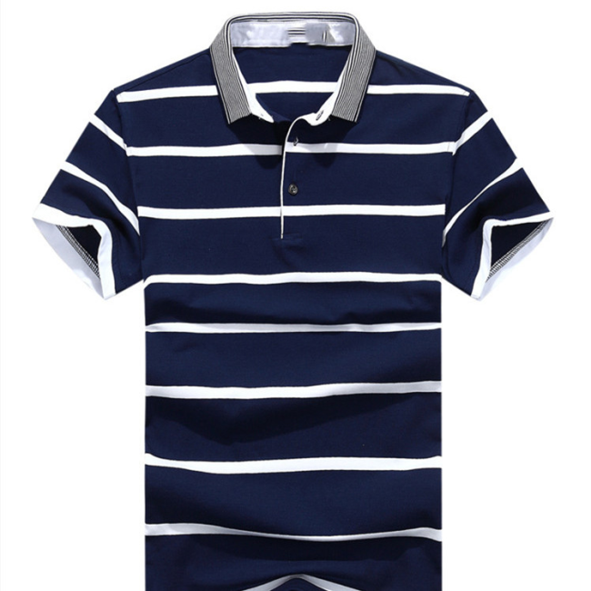 Летние дешевые полосатые рубашки поло с коротким рукавом в полоску повседневная мужская футболка на заказ camisa hombre персонализированная мужская футболка