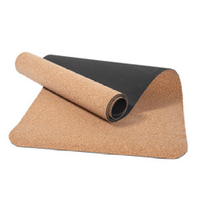 Коврик для йоги Набор высококачественных экологически чистых противоскользящих пробковых/резиновых ковриков для йоги с высоким сервисом