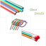 Lápiz de rayas multicolor suave y flexible flexible con borrador para estudiantes o niños