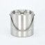 1.6L capacity stainless steel Double Wall polishing ice container filter frame champagneice wine ice bucket with Lid