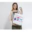 Bolsa feminina casual com estampa floral e coruja para uso diário bolsa de compras feminina bolsa feminina de ombro único bolsa de praia simples