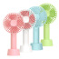 Mini  Portable Handfan Cool Small Usb Rechargeable Desk Fan With Built-in Battery