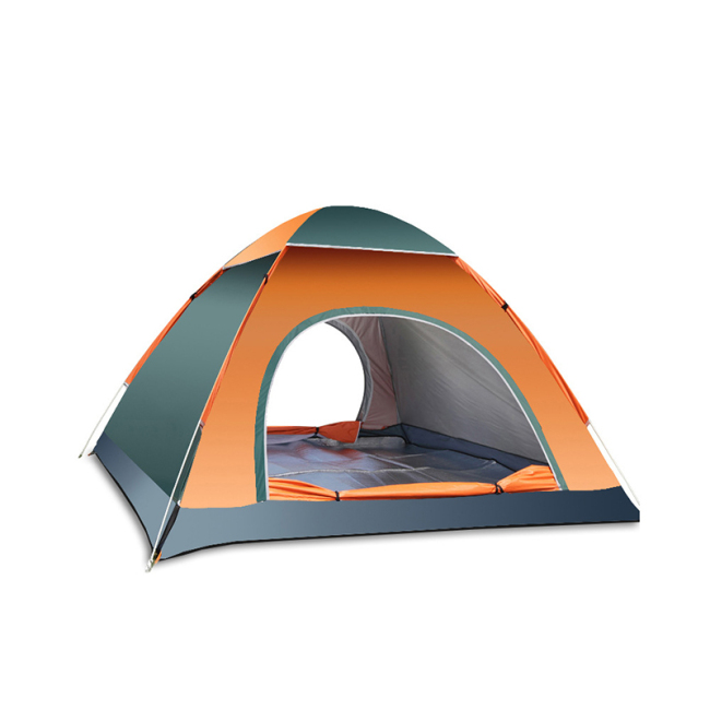 Дешевая полностью автоматическая складная 3-4 человек пляжная простая быстро открывающаяся палатка для кемпинга на открытом воздухе для двух человек