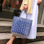 Fashionable vegetable basket bag woven handbag leisure travel holiday one-shoulder straw handbag
