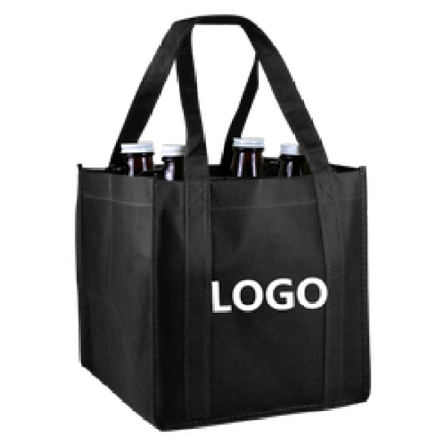 huahao moda personalizada llevar solo 2 4 6 botella tote vino bolsa no tejida para vino con logo