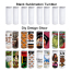 US warehouse wholesale white Sublimation blanks 20oz 30oz Stainless Steel Double Wall skinny straight sublimation tumbler