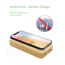 Eco-friendly Bamboo 5w Wireless Charger Power bank 10000mah Solar Power Banks