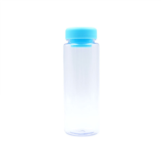 Botella de bebida personalizada Botella de agua de plástico Bebida deportiva Bebida con jugo de filtro Botella de plástico de 500 ml para agua potable