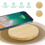 Eco Environmental Laser Logo 5W 10W 15W Qi Desktop Wooded Bamboo Phone Wireless Charger