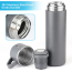 Business 500ml Gift Box Set Portable Business Cup Stainless Steel Thermos Cup One Cup Flasks Water Bottle With 3 Lids