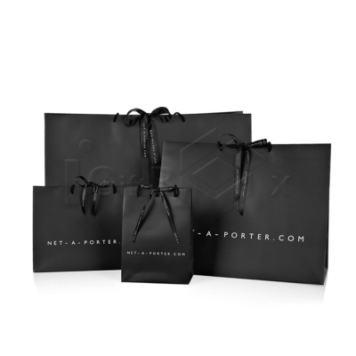 Luxury Custom Printed Laminated Shopping Gift Packaging Paper Bag With Your Own Logo