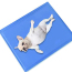 Reusable pads cooling mat customized dog travel pet cooling mat dog designer dog bed gel cooling mat